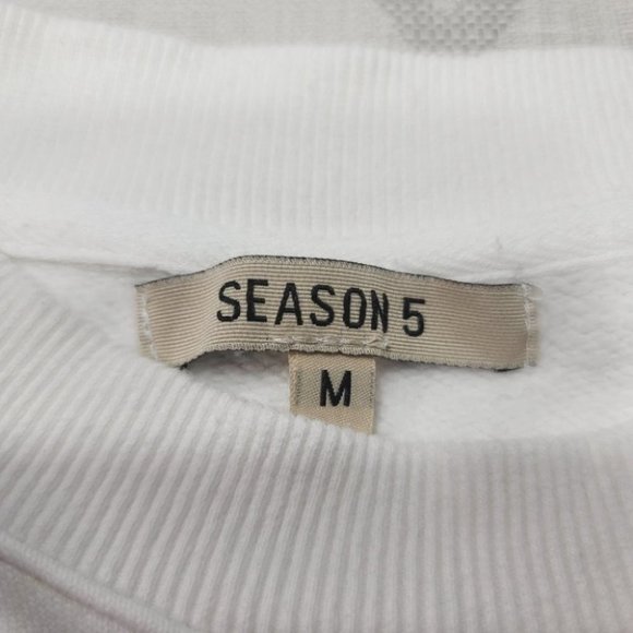 Yeezy Cream Sweatshirt with Black Details - Picture 9 of 10